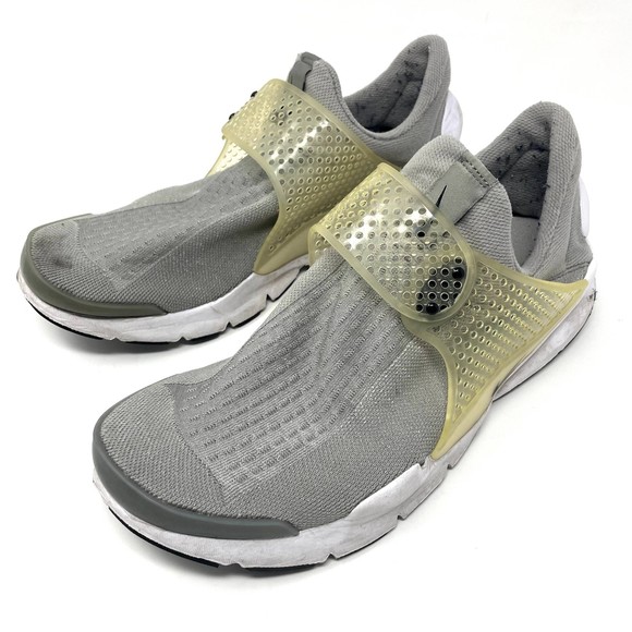 Nike Sock Dart Gray 819686-002‎ Men’s Sz 11 Athletic Running Gym Slip On Shoes - Picture 1 of 10